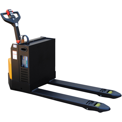 Transpalette &eacute;lectrique motoris&eacute;, Capacit&eacute; 4500 lb, 48" lo x 30,25" la Action Paper