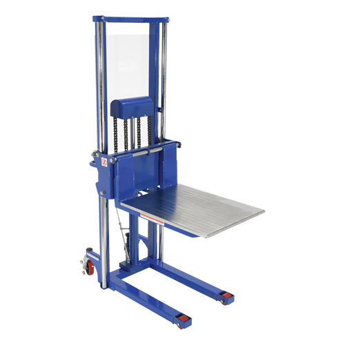 Gerbeur Hefti-Lift, M&eacute;canisme Pompe au pied, Capacit&eacute; de 1500 lb, Levage max de 63" Action Paper