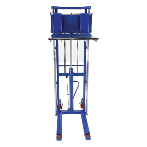 Gerbeur Hefti-Lift, M&eacute;canisme Pompe au pied, Capacit&eacute; de 1500 lb, Levage max de 63" Action Paper