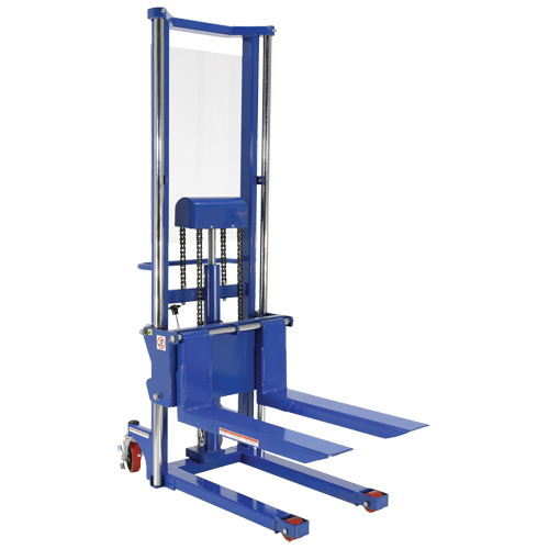 Gerbeur Hefti-Lift, M&eacute;canisme Pompe au pied, Capacit&eacute; de 1500 lb, Levage max de 63" Action Paper
