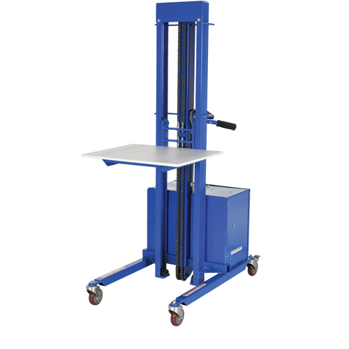 Gerbeur &agrave; levage rapide, M&eacute;canisme &eacute;lectrique, Capacit&eacute; de 400 lb, Levage max de 57" Action Paper