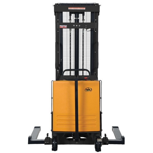 Gerbeur pour chariot &eacute;l&eacute;vateur, Fonctionnement &eacute;lectrique, Capacit&eacute; 2000 lb, Lev&eacute;e max 118" Action Paper