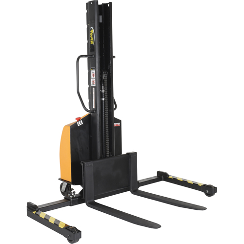 Gerbeur motoris&eacute; avec m&acirc;t &eacute;troit, Fonctionnement &eacute;lectrique, Capacit&eacute; 1500 lb, Lev&eacute;e max 63" Action Paper