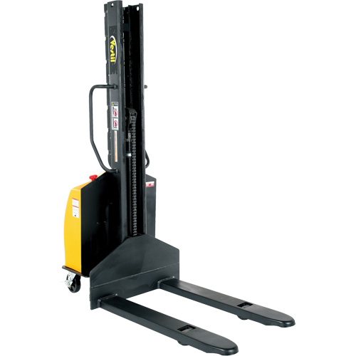 Gerbeur motoris&eacute; avec m&acirc;t &eacute;troit, Fonctionnement &eacute;lectrique, Capacit&eacute; 1500 lb, Lev&eacute;e max 63" Action Paper