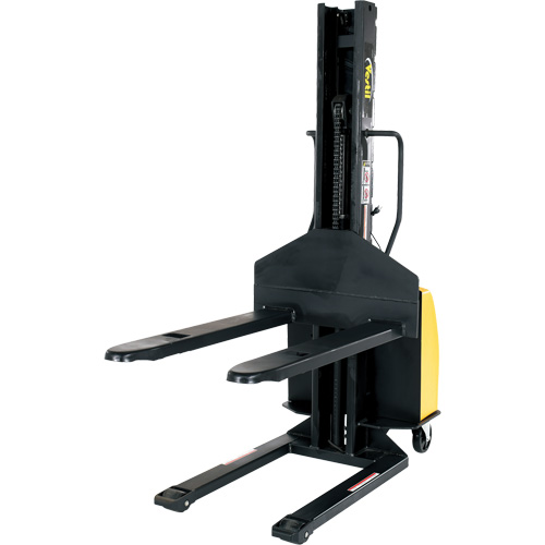 Gerbeur motoris&eacute; avec m&acirc;t &eacute;troit, Fonctionnement &eacute;lectrique, Capacit&eacute; 1500 lb, Lev&eacute;e max 63" Action Paper