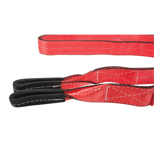 Polyester Sling, Double Ply, Twisted Eye, Type 4, 2'' W x 12' L, 6200 lbs. Vertical Cap. Action Paper