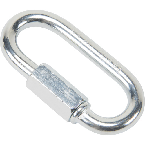 Zinc Plated Quick Link, 880 lbs (0.44 tons), 1/4" Action Paper