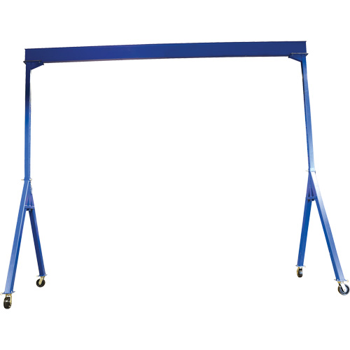 Grue-portique ajustable en acier, 20' lo, Capacit&eacute; 8000 lb (4 tonnes) Action Paper