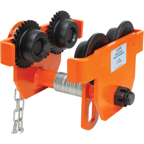 Chariot r&eacute;glable avec plaques de s&eacute;curit&eacute;, 6000 lb (3 tonnes) Capacit&eacute;, 3-15/16" - 5-14/16" Action Paper