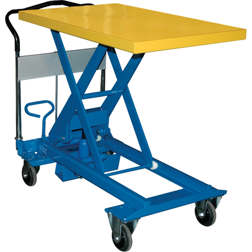 Table &eacute;l&eacute;vatrice &agrave; ciseaux Dandy Lift, 35-5/8" lo x 23-3/5" la, Acier, Capacit&eacute; 1100 lb Action Paper