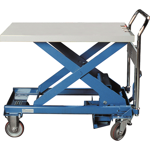 Dandy Lift Scissor Lift Table, 28" L x 17-7/10" W, Steel, 330 lbs. Capacity Action Paper
