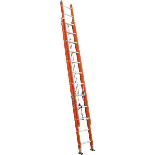 Industrial Heavy-Duty Extension Ladders, 300 lbs. Cap., 21' H, Grade 1A Action Paper