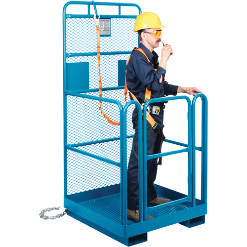 Nacelle &eacute;l&eacute;vatrice pour travail en hauteur, 36" x 36" x 72" h, Capacit&eacute; de 1000 lb, Acier Action Paper