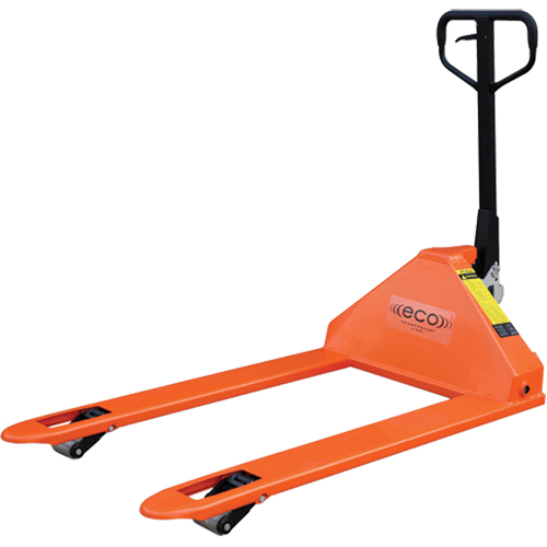 ECO "MINEY" 4-Way Pallet Truck, 48" L x 33" W, 3300 lbs. Cap. Action Paper