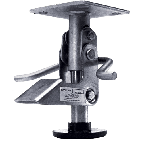 Verrous de plancher - Robuste, 6-7/32" Hauteur rallong&eacute;e, 5-11/64" Hauteur r&eacute;tract&eacute;e Action Paper