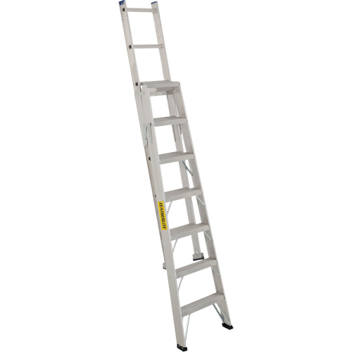 2700 Series Industrial Duty Multi-Way Ladders, 7', Aluminum, 250 lbs. Cap., ANSI 1, CSA 1 Action Paper
