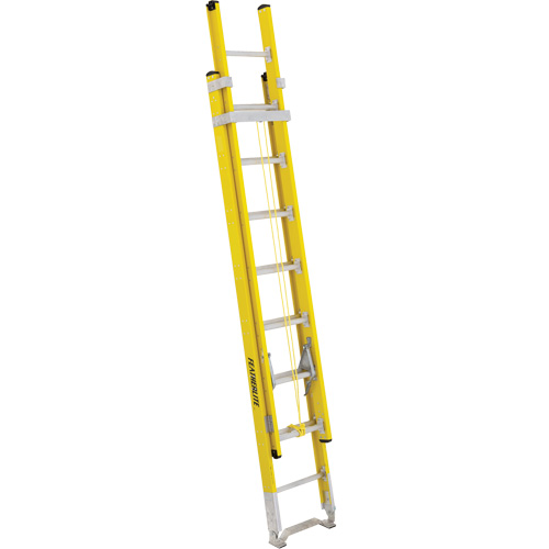 Industrial Heavy-Duty Extension Ladders (6200 Series), 375 lbs. Cap., 13' H, Grade 1AA Action Paper