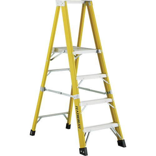 Industrial Heavy-Duty Platform Stepladders (6500 Series), 6', 300 lbs. Cap. Action Paper