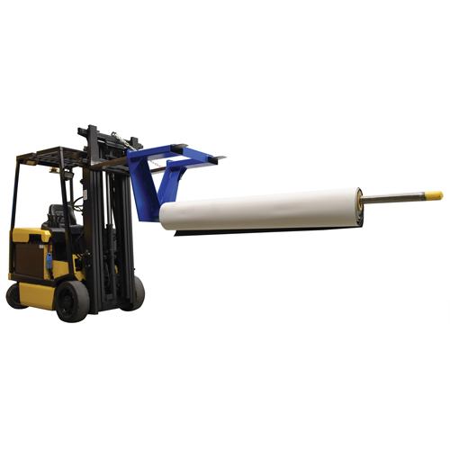 Forklift Carpet Boom, 144-1/2" Length, Fork Mount, 1800 lbs. Capacity Action Paper