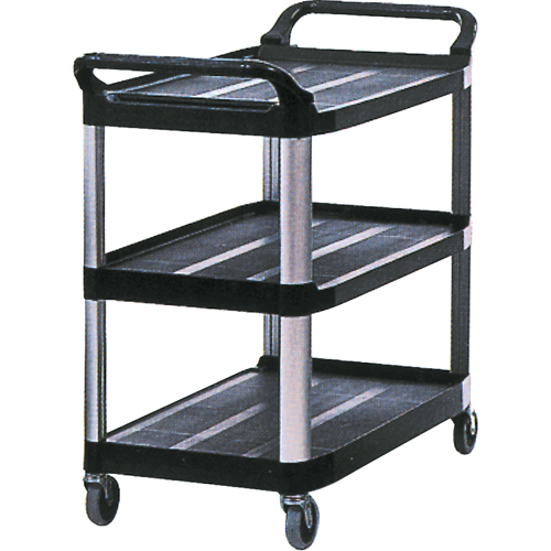 Chariot utilitaire, 3 tiers, 20" x 37" x 33-5/8", Capacit&eacute; 300 lb Action Paper