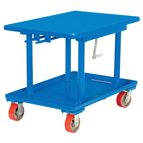 Hydraulic Lift Table, 24" L x 36" W, Steel, 2000 lbs. Capacity Action Paper
