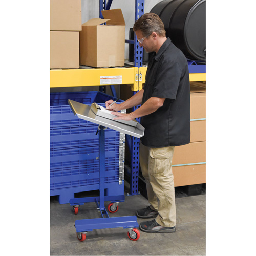Mobile Tilting Work Table Action Paper