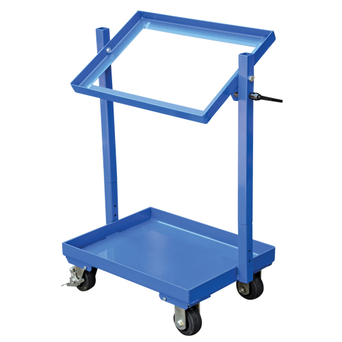 Stock Cart, Steel, 30-11/16" W x 19-1/4" D, 2 Shelves, 200 lbs. Capacity Action Paper
