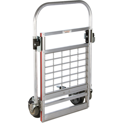 Four Wheel Folding Platform Truck, Aluminum, 750 lbs., 31" L x 23-1/4" W, 39" High Action Paper