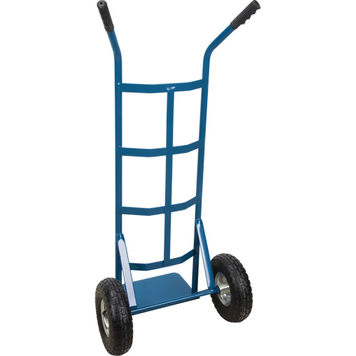 All-Welded Hand Truck, Dual Handle, Steel, 46" Height, 600 lbs. Capacity Action Paper