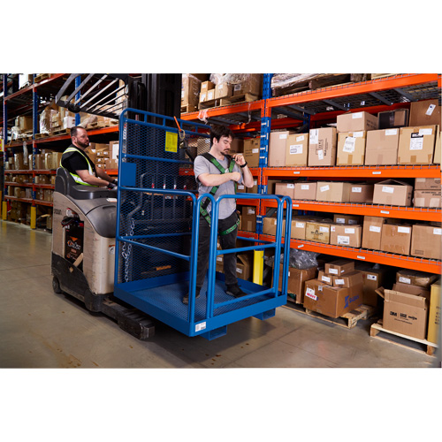 High Work Maintenance Platform, 48" W x 48" D x 72" H, 1000 lbs. Capacity, Steel Action Paper