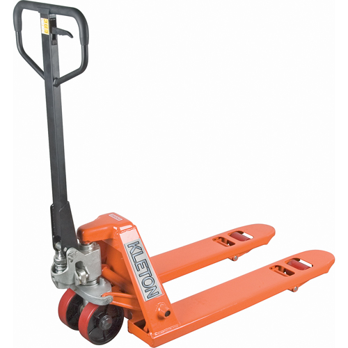 Heavy-Duty Manual Pallet Truck, Steel, 42" L x 27" W, 5500 lbs. Capacity Action Paper