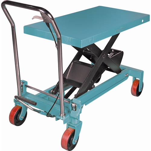 Heavy-Duty Hydraulic Scissor Lift Table, 39-3/8" L x 20-1/8" W, Steel, 1650 lbs. Capacity Action Paper