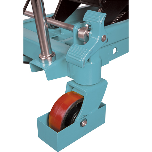 Heavy-Duty Hydraulic Scissor Lift Table, 40" L x 20-1/8" W, Steel, 2200 lbs. Capacity Action Paper