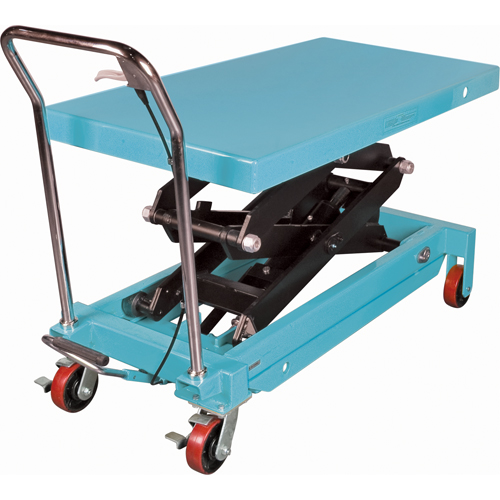 Table &eacute;l&eacute;vatrice robuste &agrave; ciseaux hydraulique, 48" lo x 24" la, Acier, Capacit&eacute; 1545 lb Action Paper