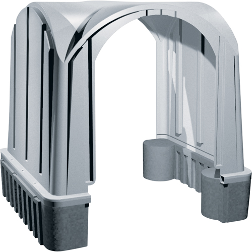 Abris en poly pour l'ext&eacute;rieur, 2 murs, 7' lo x 6' la x 7' h Action Paper