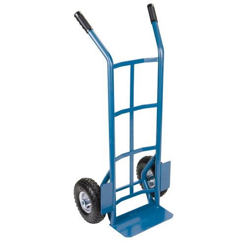Heavy-Duty Hand Truck, Dual Handle, Steel, 46" Height, 800 lbs. Capacity Action Paper