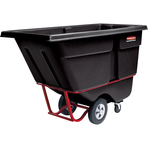 Tilt Truck, Polyethylene, 1 cu. yd., 1250 lbs. Load Capacity Action Paper