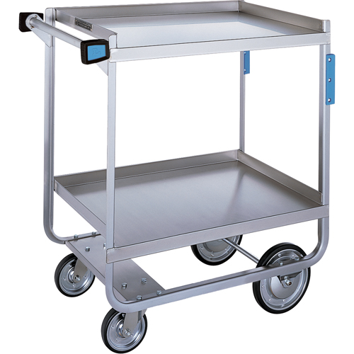Heavy-Duty U Frame Carts, 2 Tiers, 19-3/8" W x 34-1/2" H x 32-5/8" D, 700 lbs. Capacity Action Paper