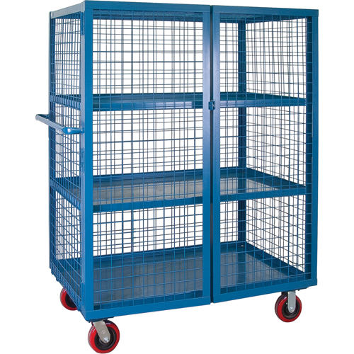 Wire Mesh Truck, 3 Tiers, 75" L x 32" W x 62.5" H, 2400 lbs. Cap. Action Paper