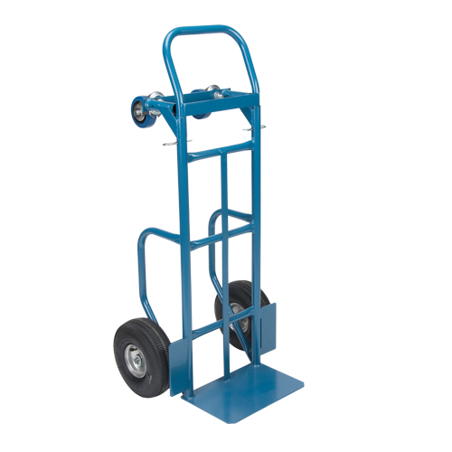 Convertible Deluxe Hand Truck, Steel, 800 lbs. Capacity Action Paper