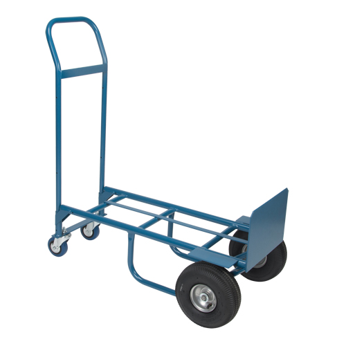 Convertible Deluxe Hand Truck, Steel, 800 lbs. Capacity Action Paper