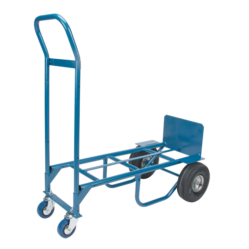 Convertible Deluxe Hand Truck, Steel, 800 lbs. Capacity Action Paper