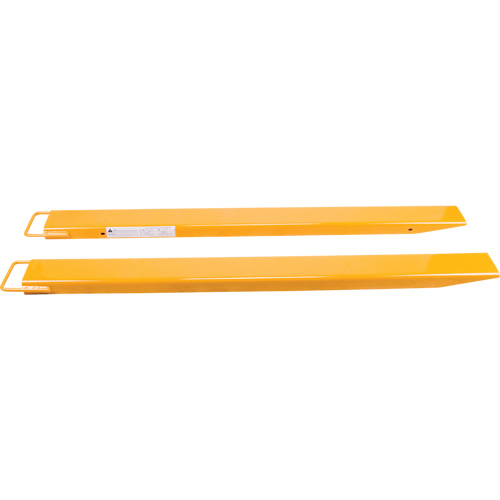 Rallonges de fourches, 72" l x 7" la, Pour des largeurs de fourches 6" Action Paper