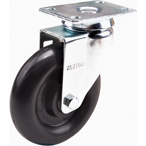 Caster, Swivel, 5" (127 mm), Polyolefin, 250 lbs. (113 kg.) Action Paper