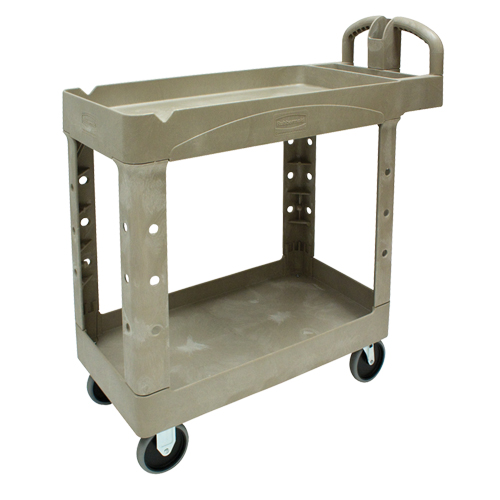 Chariot utilitaire robuste - 4500-88, 2 tiers, 17-1/8" x 33-1/4" x 39", Capacit&eacute; 500 lb Action Paper