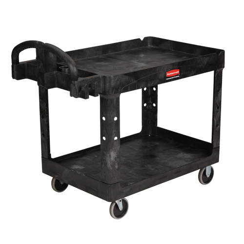 Heavy Duty Utility Cart - 4520-88, 2 Tiers, 25-1/4" x 39" x 44", 500 lbs. Capacity Action Paper
