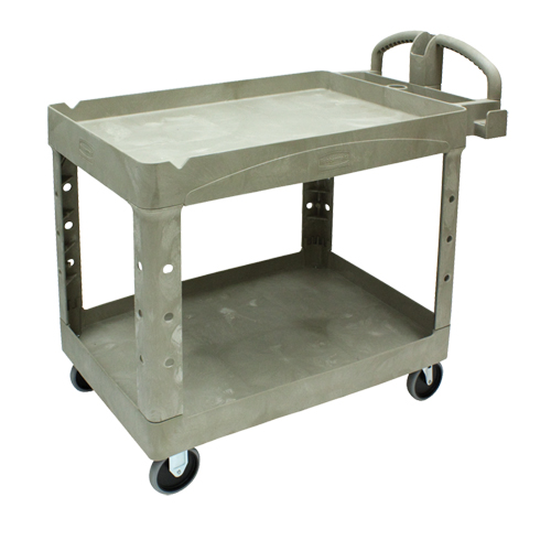 Chariot utilitaire robuste - 4520-88, 2 tiers, 25-1/4" x 39" x 44", Capacit&eacute; 500 lb Action Paper