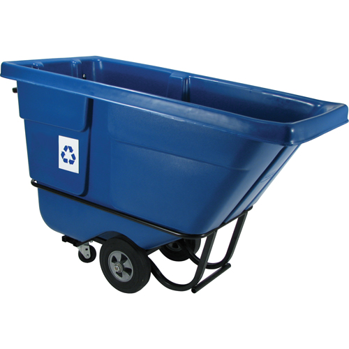 Tilt Truck, Polyethylene, 1/2 cu. yd., 850 lbs. Load Capacity Action Paper
