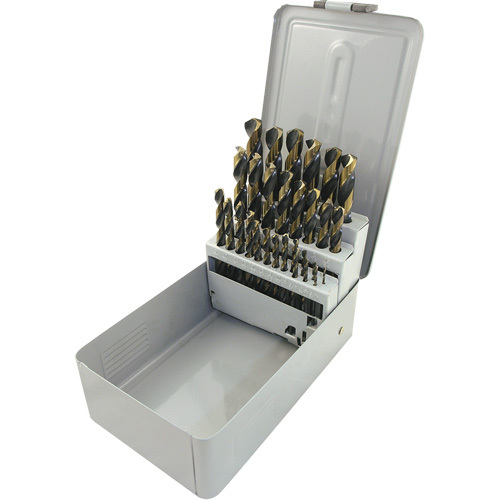 BG29 Jeu de forets JET-KUT Torque Drive, 29 morceaux, Acier rapide Action Paper