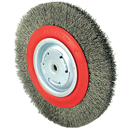 101G-2M Disque &agrave; fils moyens, 8" dia., Fils 0,014", Arbre 1/2" - 2" Action Paper
